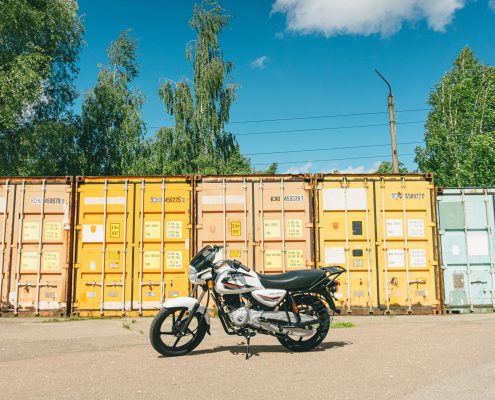 motorcycle bajaj 150 ug white (2)